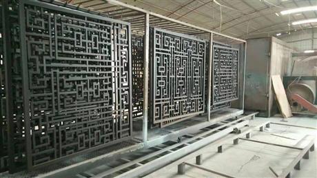 新中式復(fù)古工藝屏風(fēng)